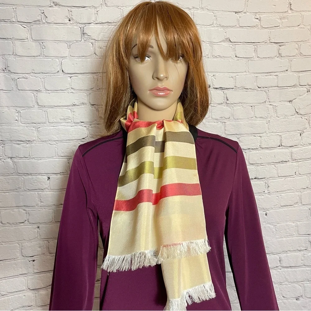 Vintage Silk Scarf Made in Italy For Bloomingdale's